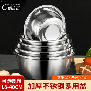 Marmite à soupe en acier inoxydable, bol de cuisson polyvalent à base épaisse pour cuisinières électromagnétiques et à gaz - Product Image 4