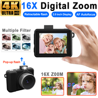 Mini 1080P HD 2.0" LCD verborgen zaklamp met ingebouwde batterijhouder, digitale zakcamera voor dagelijks gebruik, vlogs/vergaderingen/opnames