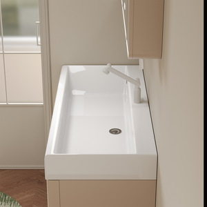 Floor-standing bathroom cabinet with drawer ceramic integrated basin combination bathroom washbasin - Product Image 4