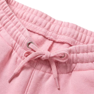 Conjunto de Dos Piezas de Felpa de Algodón Grueso de 420 g con Logotipo Personalizado para Mujer, Sudadera Holgada con Cuello Redondo y Pantalones Cortos, Conjunto Deportivo Informal - Product Image 3