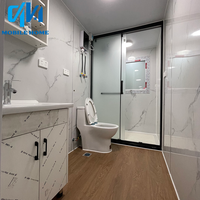 Maison préfabriquée modulaire mobile et portable en acier léger, extensible et pliable, prête à être expédiée (20 pieds, 40 pieds)