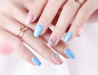 Fournitures d'ongles en Gel UV pour vernis, 1KG, séchage rapide, indolore, rose transparent, solide, peinture, Gel UV