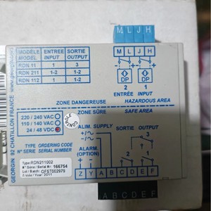 Aislador de Riel DIN Georgin Safety Barrier BXNE052002 24 48Vdc - Product Image 3