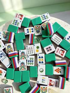 Fichas de Mahjong Americanas con Temática del Metro Urbano, Fotos Reales, En Stock, Listas para Enviar - Product Image 3
