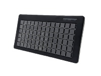 Teclado programable POS de gran oferta con lector de tarjetas de banda magnética MSR opcional para cajas registradoras y sistema POS