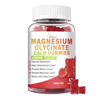 Gomitas de Glicinato de Magnesio al por Mayor - Favorecen la Relajación, la Calidad del Sueño, la Salud Ósea y el Alivio de Calambres Musculares (60 Gomitas)
