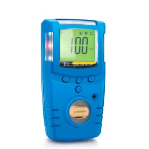 High temperature handheld methane hazardous Hydrogen lng single hennery gas detector monitoring alarm transmitter equipment