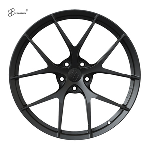 Pengzhen ล้อรถปลอมแปลงสำหรับขาย5X112 5 5X120 5X114.3สีเงินลายต้นสน19 20 21นิ้ว - Product Image 1