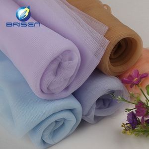 맞춤형 색상 경량 주문 장식 커튼 패브릭 100% 나일론 얇은 명주 그물 패브릭 - Product Image 1