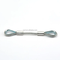 Usine Wire Rope Virole En Aluminium Ovale Manchette Clip En Acier Câble Assemblage Câble Swage Sling Eye Wire