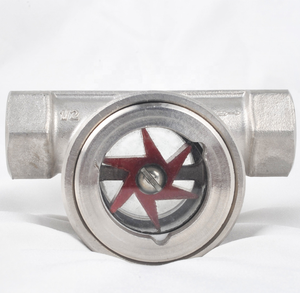 Girante eccentrico indicatore di flusso interno filettatura girante vetro mirino - Product Image 6