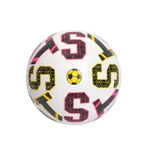 Fabriek Custom China Groothandel Nieuwe Competitie Met Logo Voetbalbal Maat 4 Maat 5 Thermisch Gebonden Voetbal