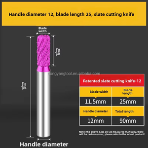 <span class=keywords><strong>CNC</strong></span> đá khắc dao <span class=keywords><strong>CNC</strong></span> gia công Máy khắc công cụ để cắt khoan lỗ đáy phẳng Rock slab-OEM phay Cutter - Product Image 6