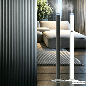 Dazhi New Arrival Customizable Luxury Floor <b>Standing</b> 120ml Waterless Electric Aluminum Tower Aroma Diffuser for Hotel Household - Product Image 1