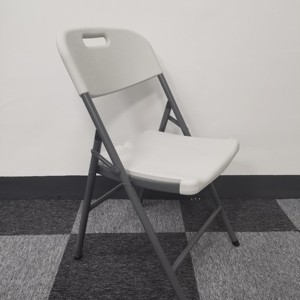 <span class=keywords><strong>Sedia</strong></span> Pieghevole in <span class=keywords><strong>Plastica</strong></span> Bianca per Eventi, Uso Interno ed Esterno, Noleggio e Riunioni, Vendita all'Ingrosso - Product Image 3