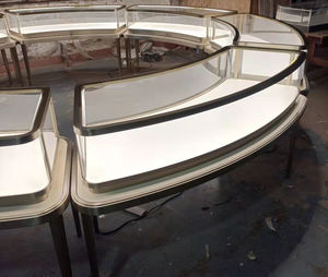 Centre commercial bijoux collier <span class=keywords><strong>rond</strong></span> vitrine vitrine personnalisé <span class=keywords><strong>magasin</strong></span> de bijoux meubles bijoux présentoir en verre - Product Image 4