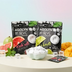 Caramelos de Menta Sin Azúcar con Vitamina <span class=keywords><strong>C</strong></span>, Sabor Guayaba, Pomelo, Limón, Mango, Halal, Marca Privada, OEM, Venta al por Mayor, Caramelos en Tabletas - Product Image 6