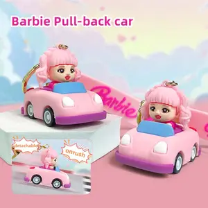 Original Pull Car Keychain 3d Cartoon Pvc Plastic Children's Cartoon Designer Car Keychain