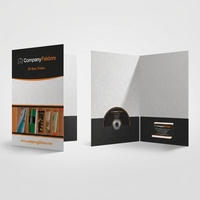 Porte-documents A4 mat personnalisé pour emballage de contrats - Impression de logo personnalisé avec emplacement pour carte de visite