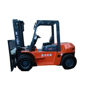 Chariot élévateur diesel Heli H 2000 50 5 tonnes, modèle 2023, transmission intégrale, hauteur de levage de 3 m, bon état, prix bas, moteur Isuzu, garantie 1 an - Product Image 1