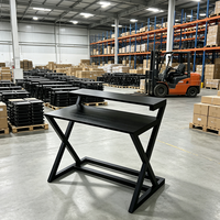 Bureau de jeu informatique élégant et minimaliste en métal, design innovant, économique, professionnel et durable pour la maison et le bureau