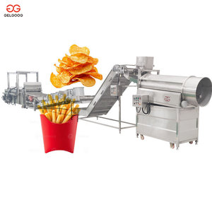 Ligne complète industrielle de production de frites surgelées 1000 kg/h, équipement d'usine de transformation de pommes de terre pré-frites surgelées - Product Image 2