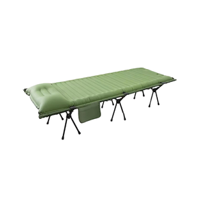 WOQI 2025 Aluminum Frame Lightweight Camping <b>Cot</b> Customized Portable Metal Bed for Outdoor Travel Bedroom Use Foldable Design Be - Product Image 1
