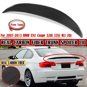 สปอยเลอร์หลังคาร์บอนไฟเบอร์แท้ทรง High Kick สำหรับรถยนต์ BMW E92 Coupe 328i 335i M3 2 ประตู ปี 2007-2013 รุ่น E92 - Product Image 1