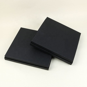 批发黑色定制豪华硬质纸板礼品盒（带盖和底座），带压花哑光层压和UV涂层 - Product Image 5