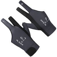 Gants de billard professionnels d'été unisexes à 3 doigts, respirants, durables et légers pour joueurs de billard