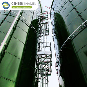 Tangki Baja Berlapis Kaca Sistem Bolted dengan Masa Konstruksi Singkat, Garansi 2 Tahun untuk Pengolahan Air Limbah Kimia, Asal Hubei - Product Image 4