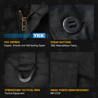 Vêtements tactiques imperméables extensibles pour hommes, pantalon cargo kaki