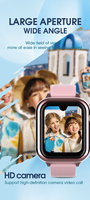 Nuevo Modelo 2026 KT38 Reloj Inteligente GPS para Niños 4G Android IP67 Resistente al Agua SIM SOS Monitor de Ritmo Cardíaco Monitor de Sueño Pantalla AMOLED Cuadrada con IA
