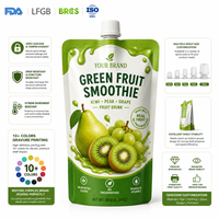 Pochette Doypack à bec verseur refermable en aluminium de qualité alimentaire Feiao pour jus, gelée et boissons, emballage plastique à aspiration