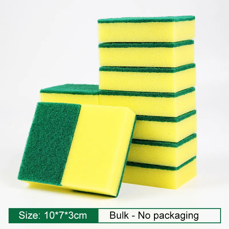 Eco Non-scratch Dish Scrub Sponges For Cleaning Scouring Pad Kitchen Sponges Dishes pans scrubbing sponges