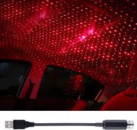 Lumière USB de décoration intérieure pour voiture, projecteur d'étoiles USB pour toit de voiture, lumière LED USB pour l'intérieur du toit de voiture