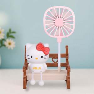 Venta Caliente, Venta al por Mayor Directa de Fábrica, Silla Personalizada con Diseño de My Melody, Ventilador de 3 Velocidades, Batería de Litio de 500 mAh - Product Image 3