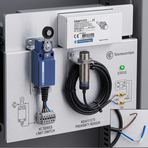 Sensor de proximidad inductivo XS618B1NBL2 M18 Sn 8mm NPN NC 12-48VDC IP68 IP69K - En stock, envío rápido XS618B1NBL2 - Product Image 2
