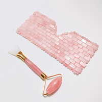 Masque oculaire thermique en quartz rose de qualité supérieure pour la santé et la thérapie, à faire soi-même
