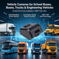Caméra double 1080P personnalisée OEM ODM pour véhicule avec imagerie Starlight avant et vision nocturne intérieure couleur/noir et blanc commutable