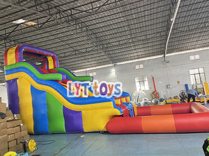 <span class=keywords><strong>Kiddie</strong></span>/người lớn trượt nước bơm hơi với hồ bơi cho các trò chơi dưới nước bơm hơi - Product Image 4