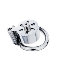FRRK Cage de chasteté pour homme en conserve avec prise urétrale en métal pour couple Anneaux de pénis Sissy Sex Toys érotiques Déni de plaisir