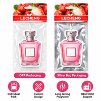 Désodorisant suspendu en papier de coton longue durée à faible MOQ, parfum naturel, pour voiture ou maison, avec logo personnalisé