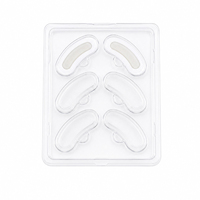 Boîte de rangement protectrice en PET de haute qualité pour patchs oculaires, plateau d'emballage esthétique pour outils, étui pour produits cosmétiques