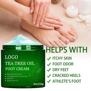 Crema para Pies con Aceite de Árbol de Té, Marca Privada OEM Personalizada al por Mayor, Hidrata, Suaviza y Acondiciona los Pies Secos y Agrietados - Product Image 3