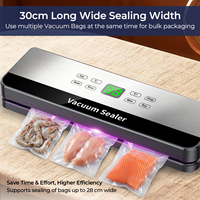 75kPa 120W 30cm 4L/min 8 Modes ecran tactile scellage multi-sacs menage machine sous vide soudeuse emballage alimentaire