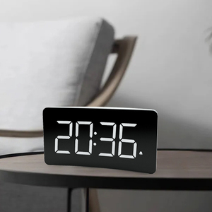 Đồng hồ báo thức kỹ thuật số Đồng hồ ban đêm cho phòng ngủ Trẻ em Huấn luyện giấc ngủ cho bé Đèn ngủ nhiều màu sắc RGB có đồng hồ báo thức - Product Image 2