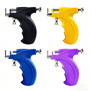 Artefact de <span class=keywords><strong>piercing</strong></span> d'oreille en acier inoxydable, pistolet à clous d'oreille avec motif de nez et de lèvres, pistolet à <span class=keywords><strong>piercing</strong></span> pour enfants, vente en gros - Product Image 3