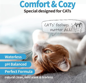 Shampooing <span class=keywords><strong>sec</strong></span> sans eau pour chiens et chats adultes, sans danger pour la léchage des chiots, mousse de bain approuvée par les vétérinaires, hydratant, pour exportateurs. - Product Image 5