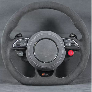 Volant à fond plat pour <span class=keywords><strong>Audi</strong></span> A4 A6L A5 A7 Q3 Q5 Q7 |   Style S4 S5 S6 S7 Refit - Product Image 6